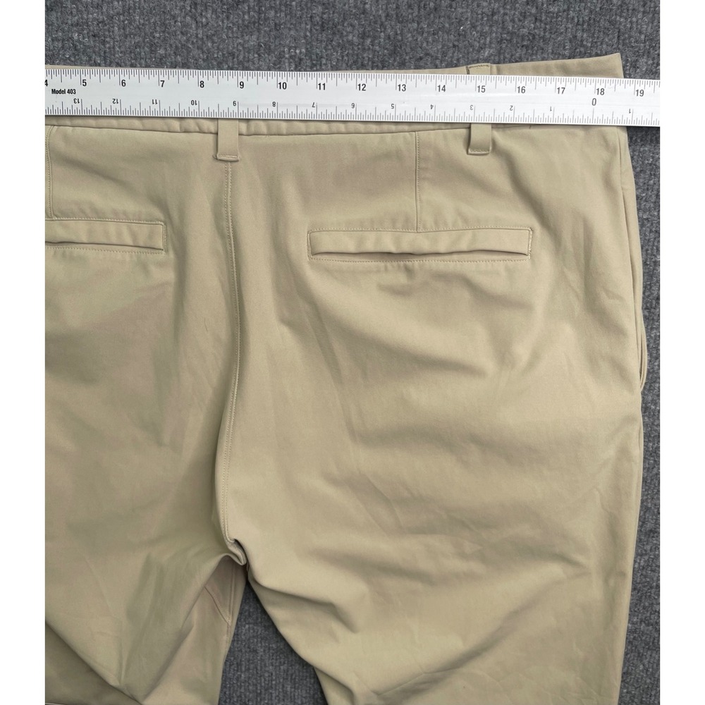 Lululemon Commission Pant Classic Men 36 Tan Chino ABC Technology Golf Casual - Picture 5 of 9